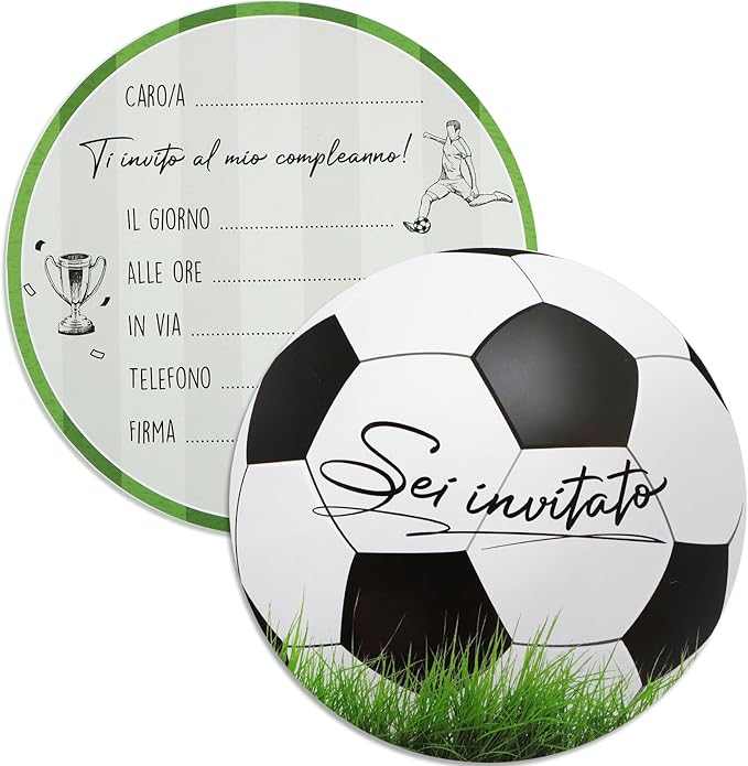 Biglietto Di Compleanno Personalizzato – Tema Calcio, Colori Celtici, Qualsiasi Età E Relazione, Handmade UK