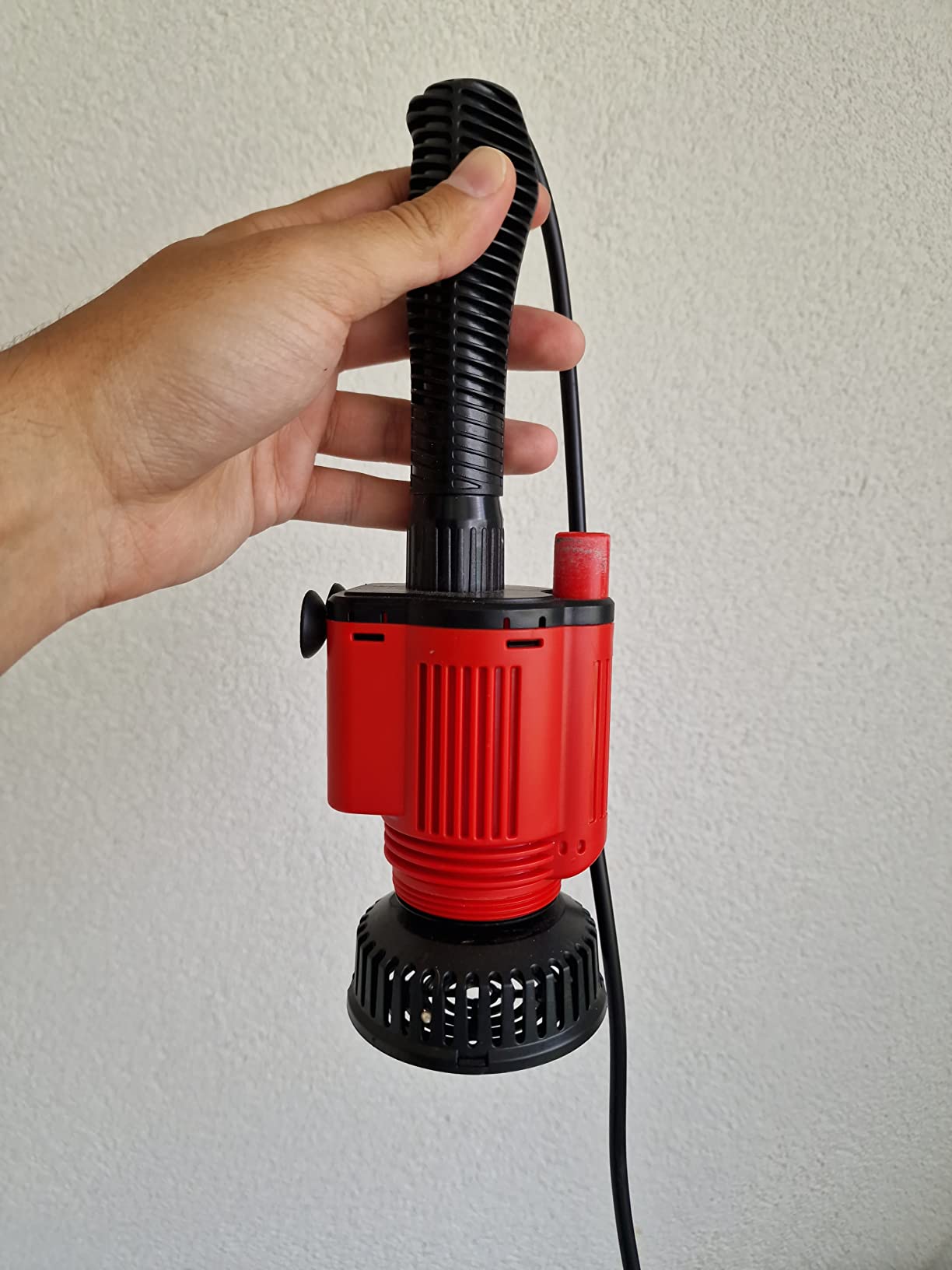 Elektrisch Aquarium Mulmsauger Reiniger Sand Kies, longziming 6 in 1 Fischbehälter Staubsauger