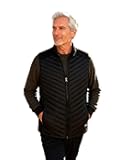 Krumba Mens Lightweight Quilted Vest: Zip Up Sleeveless Pockets Packable Jacket - Casual for Outdoor Running Hiking Travel