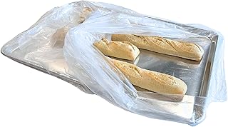 FSE Bun Pan Covers, Sheet Pan Bags, 28" x 7" x 33", .5 Mil Thickness, (Case of 600 Covers)