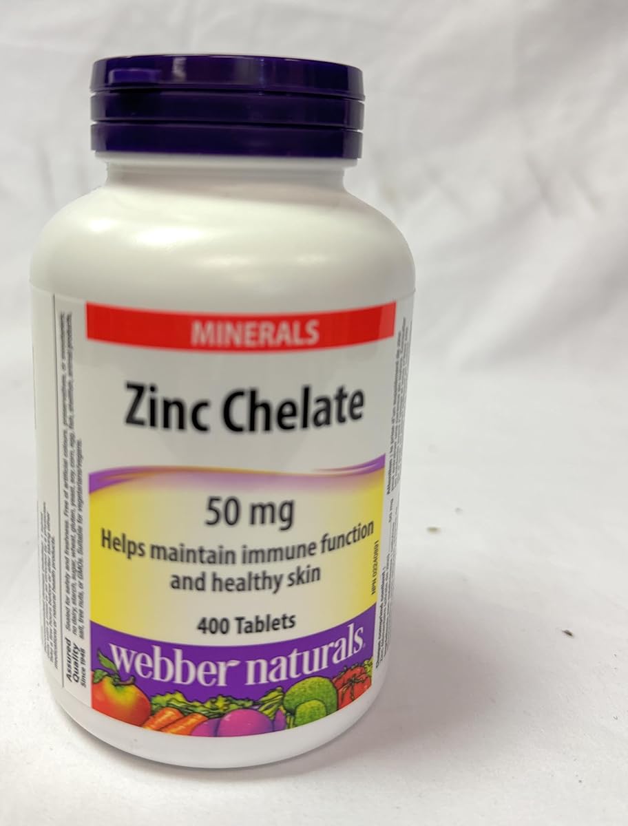 Webber Naturals Webber Naturals Zinc Chelate Tablets