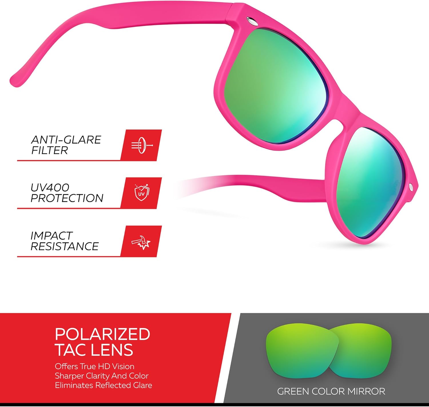 Retro Rewind Polarized Sunglasses for Men and Women - UV Protection Classic Sun Glasses - Image 3