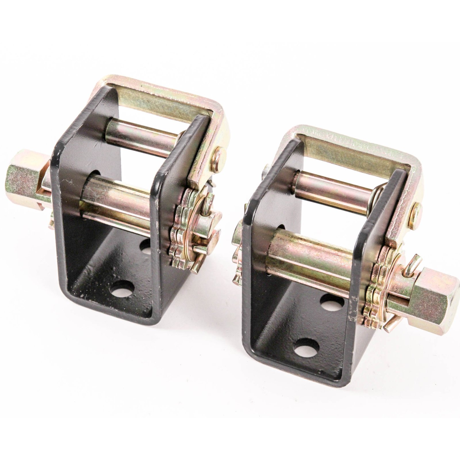 2 Lashing Winch 2 Inches (1 Left, 1 Right) f Track Tie Down Tow Dolly