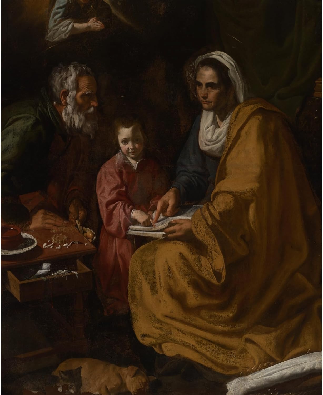 ArtDirect The Education of the Virgin (ca. 1617-18) Unframed Art Print Giclee Poster by Diego Velázquez - Ready for Framing with Customization Sizes 8x10, 11x14, 16x20, 24x29, 36x44 and 48x59 inches