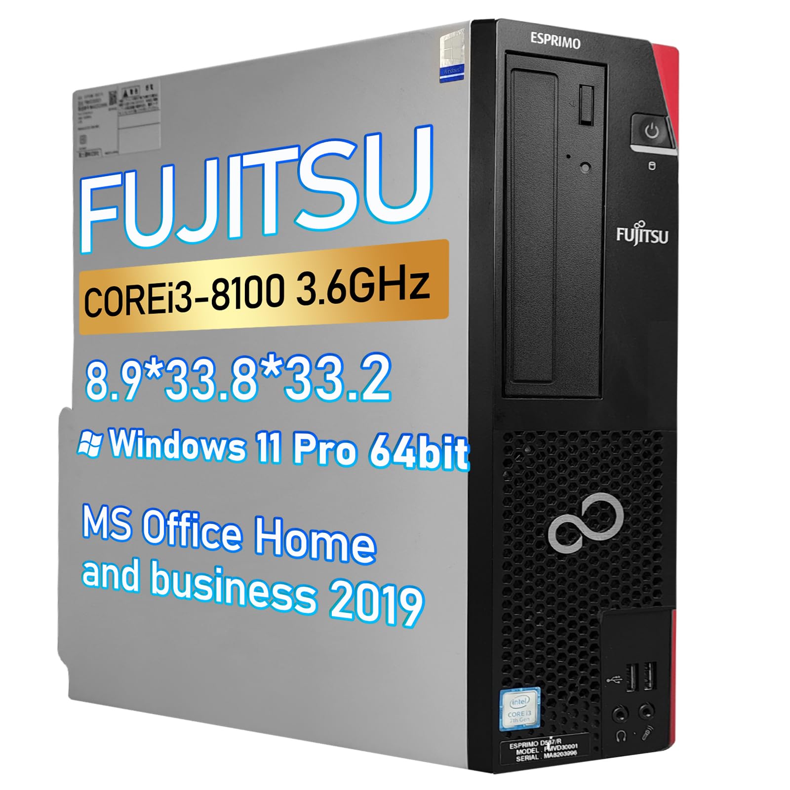 Windowsデスクトップ ESPRIMO D588/V i3-8100 16G SSD256G+HDD Amazon.co.jp: 【整備済み品】富士通デスクトップESPRIMO D588 第8世代