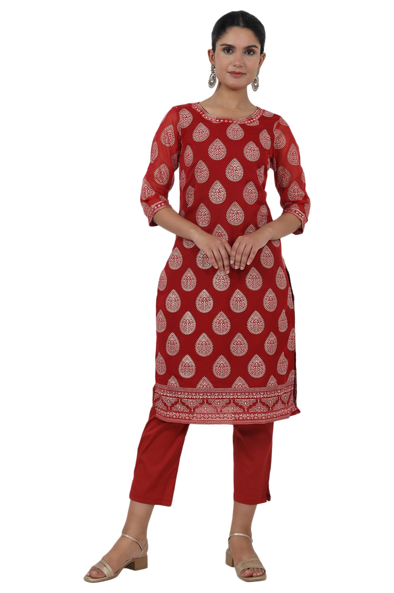 Kurta droite en modal idéal pour vos sorties d'été décontractées - 8
