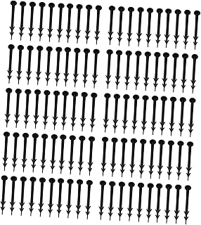 Leefasy 100 Peças Estacas de Jardim Estacas de Fixação Estacas de Solo Estacas de Jardim Estacas de Fixação para