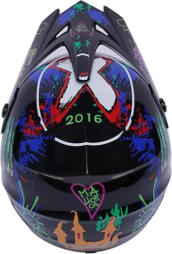 Miniatura 4 de Cascos universales para motocicleta, casco combinado con guantes, gafas DOT para adultosniños, motocross, todoterreno, carreras, ATV, motocross,