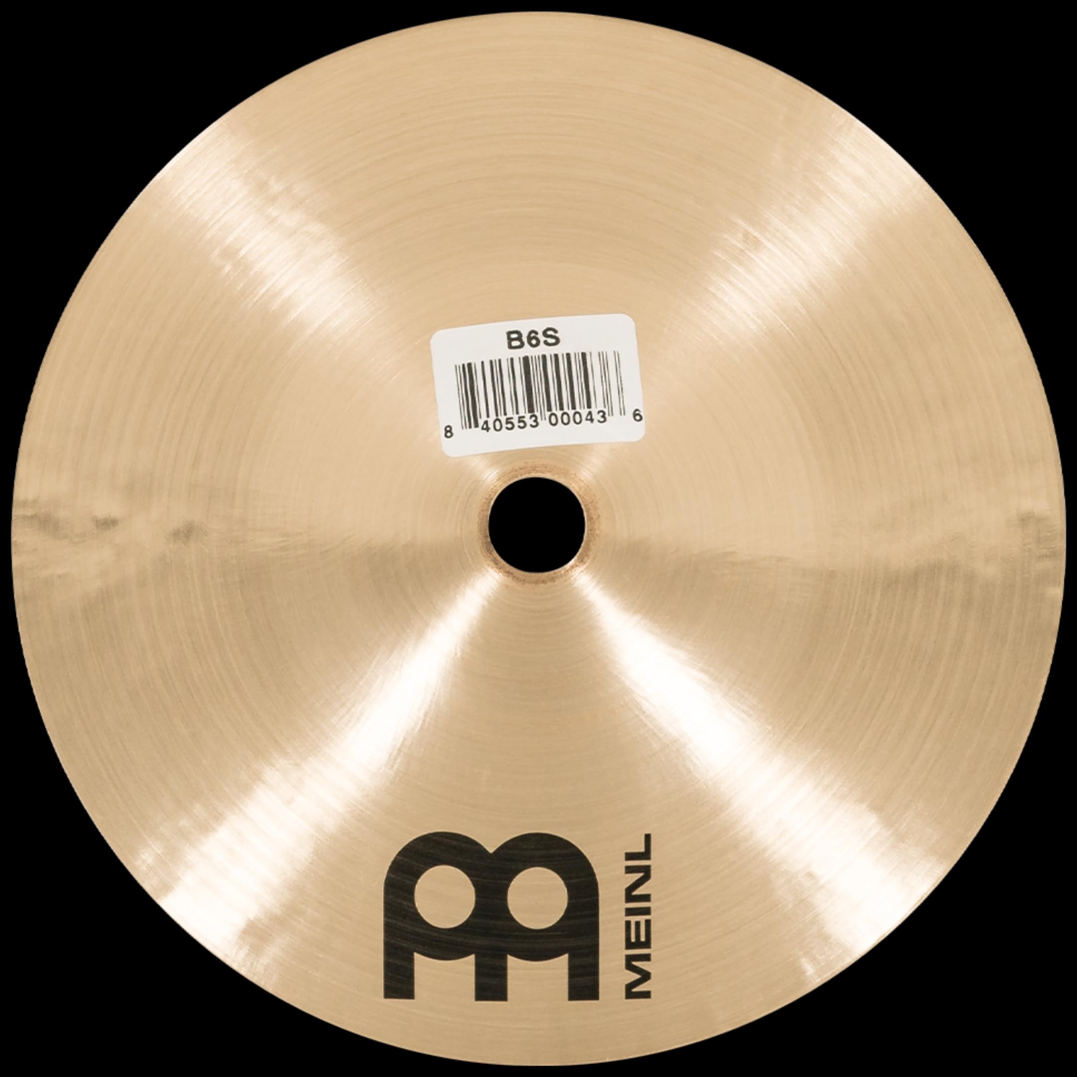 Meinl Cymbals Byzance Traditional Splash 6 Zoll (Video) Schlagzeug Becken (15,24cm) B20 Bronze, Traditionelles Finish (B6S)