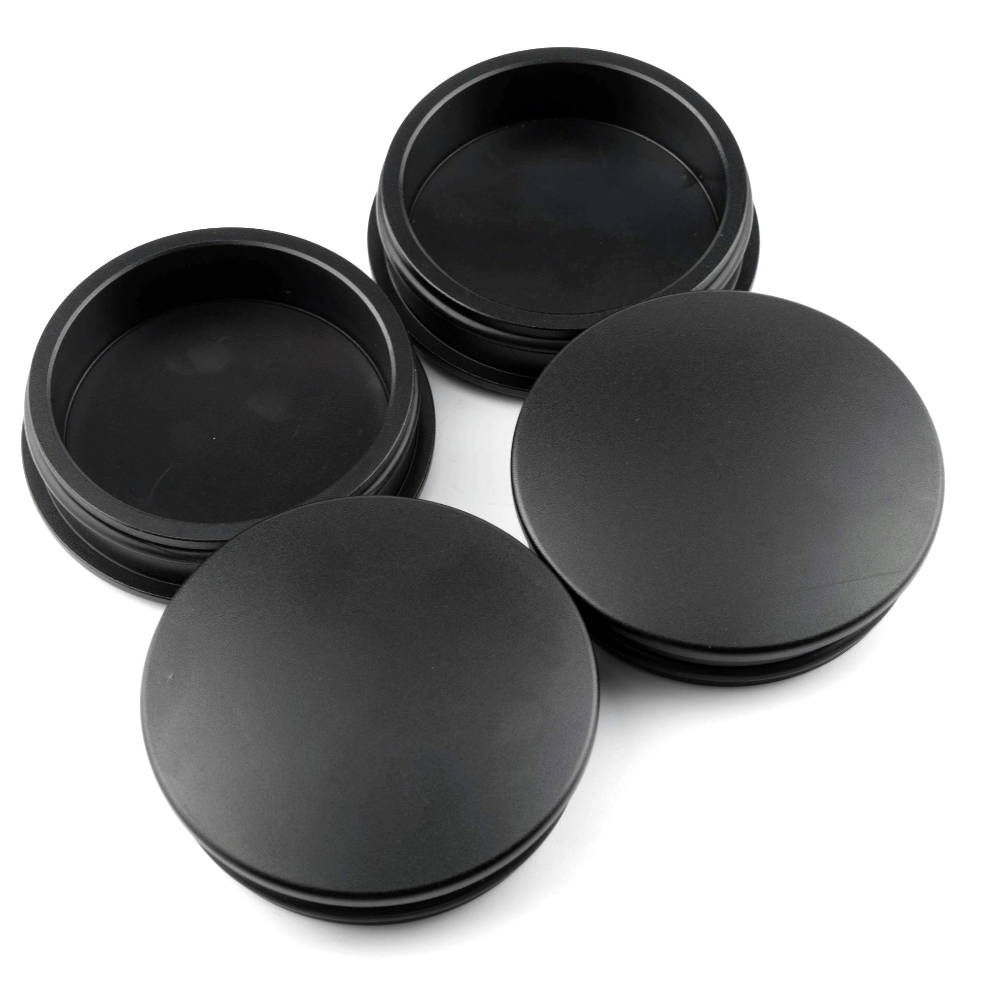 Rhinotuning 4 x zaślepki do piasty koła 74 mm, kolor czarny