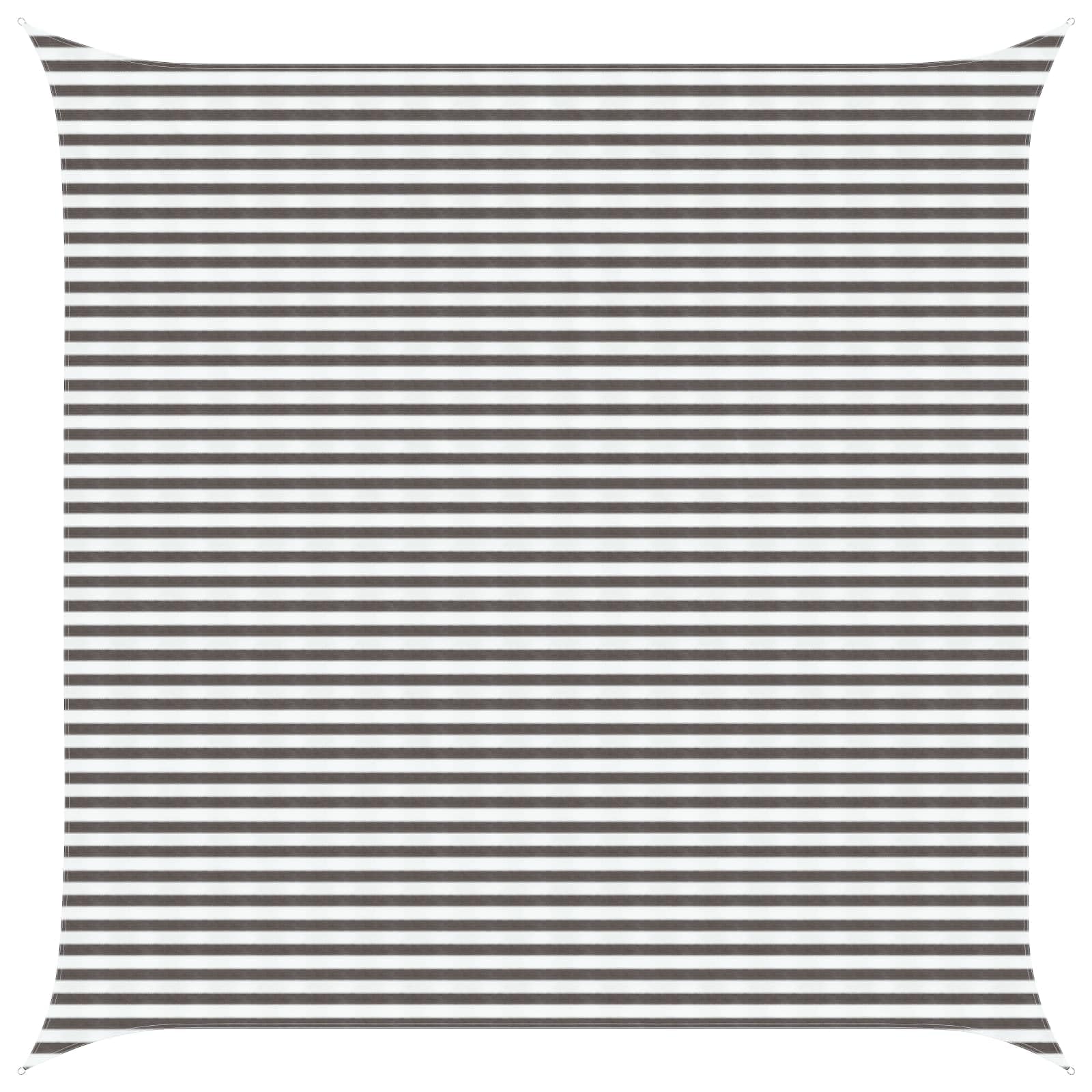 Voile d'ombrage terrasse balcon 5x5 m en tissu respirant contre la chaleur