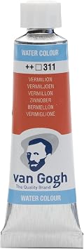 Van Gogh Watercolor Paint, 10ml Tube, Vermillion 311