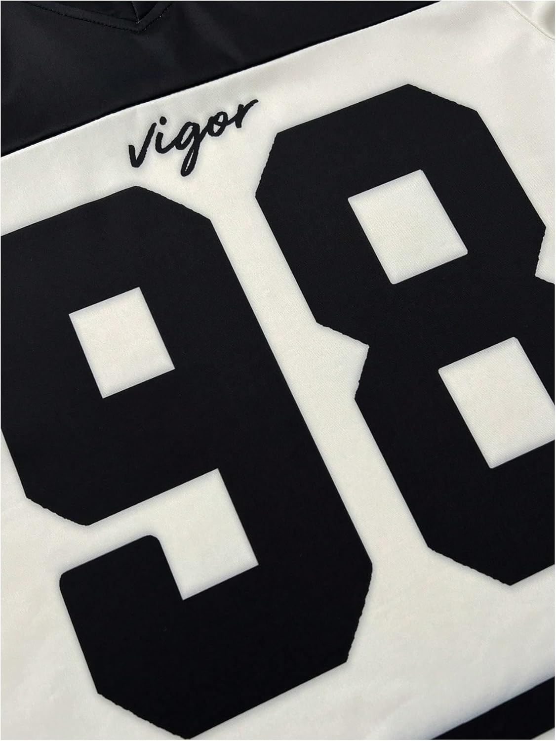 Boy's Number Graphic Jersey Shirts V Neck Short Sleeve Loose Summer Tee Shirt - Image 3