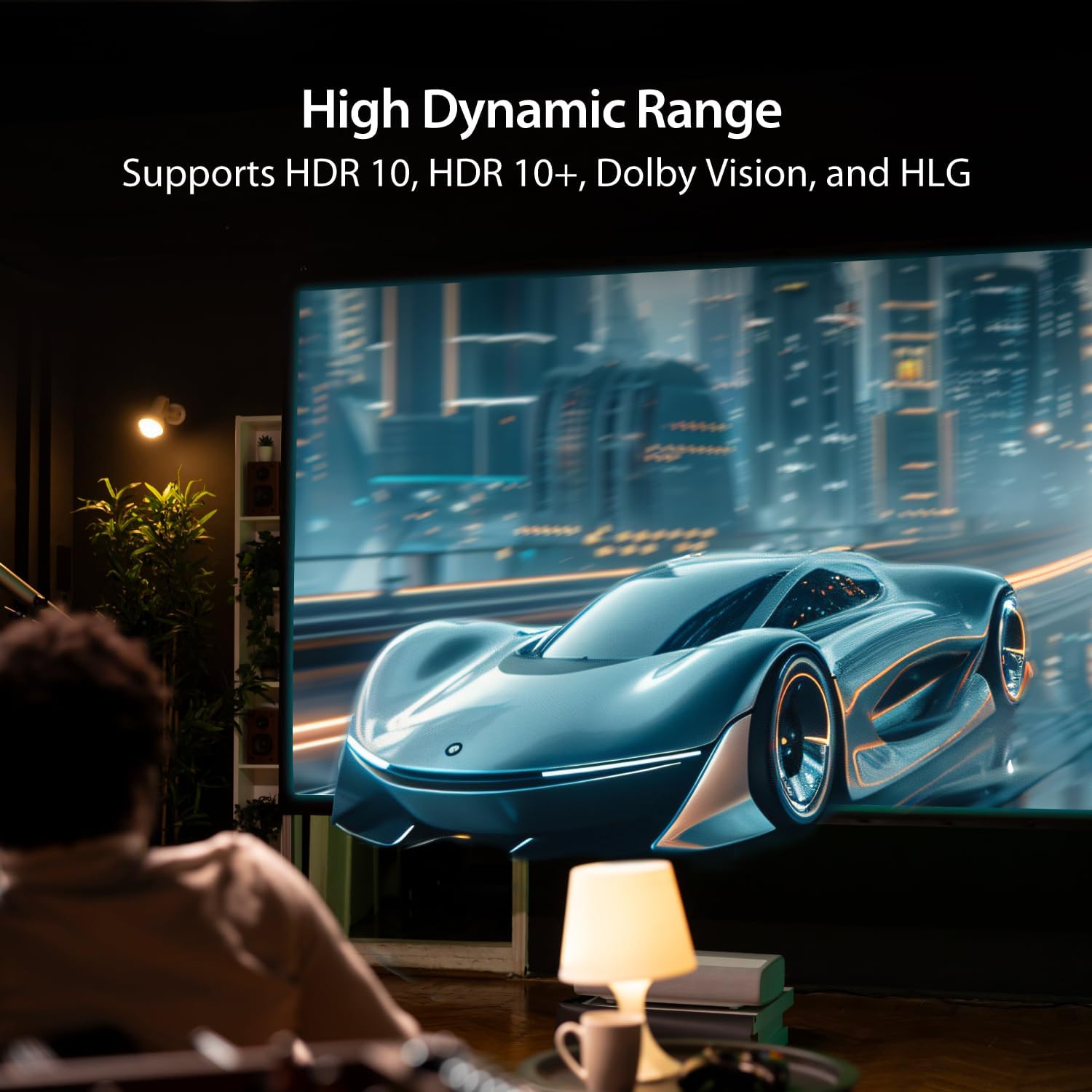 j5create  8K HDMI  2.1 4‑Way Splitter – Mirror One HDMI Source to Four Displays | Supports 8K, 4K, 1440p | HDR10+/Dolby Vision/VRR/FreeSync/G-Sync Compatible | for Game Consoles, PC, Laptop (JDSH814)