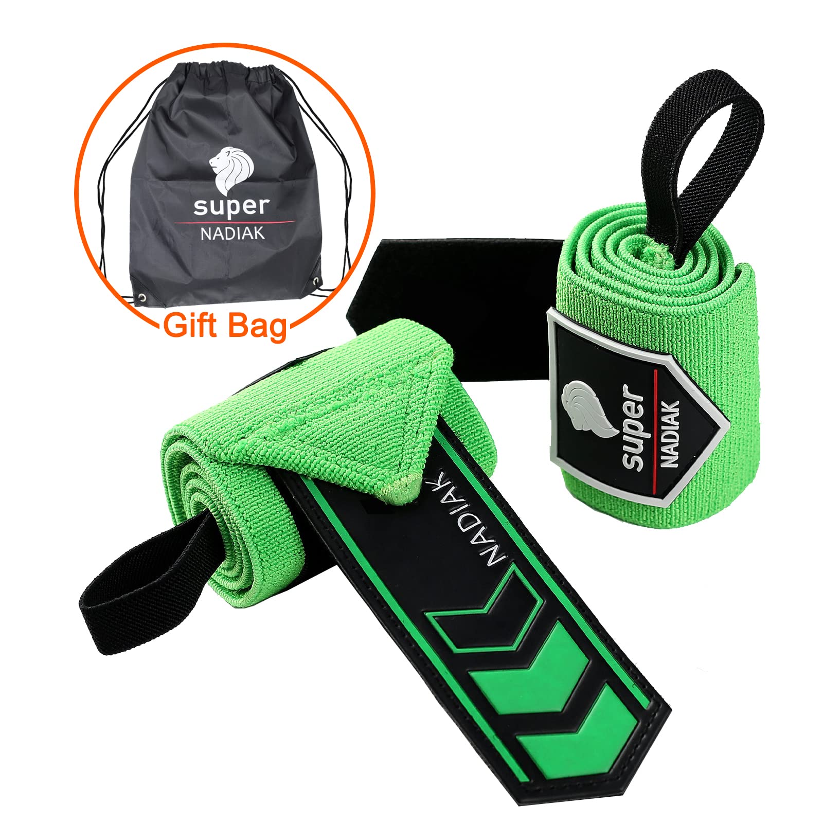 super NADIAK Bracelets de poignet professionnels résistants pour l'haltérophilie, le bodybuilding, la gym, le fitness, le crossfit, la gymnastique (rose super NADIAK Bracelets de poignet professionnels résistants pour l'haltérophilie, le bodybuilding, la gym, le fitness, le crossfit, la gymnastique (rose