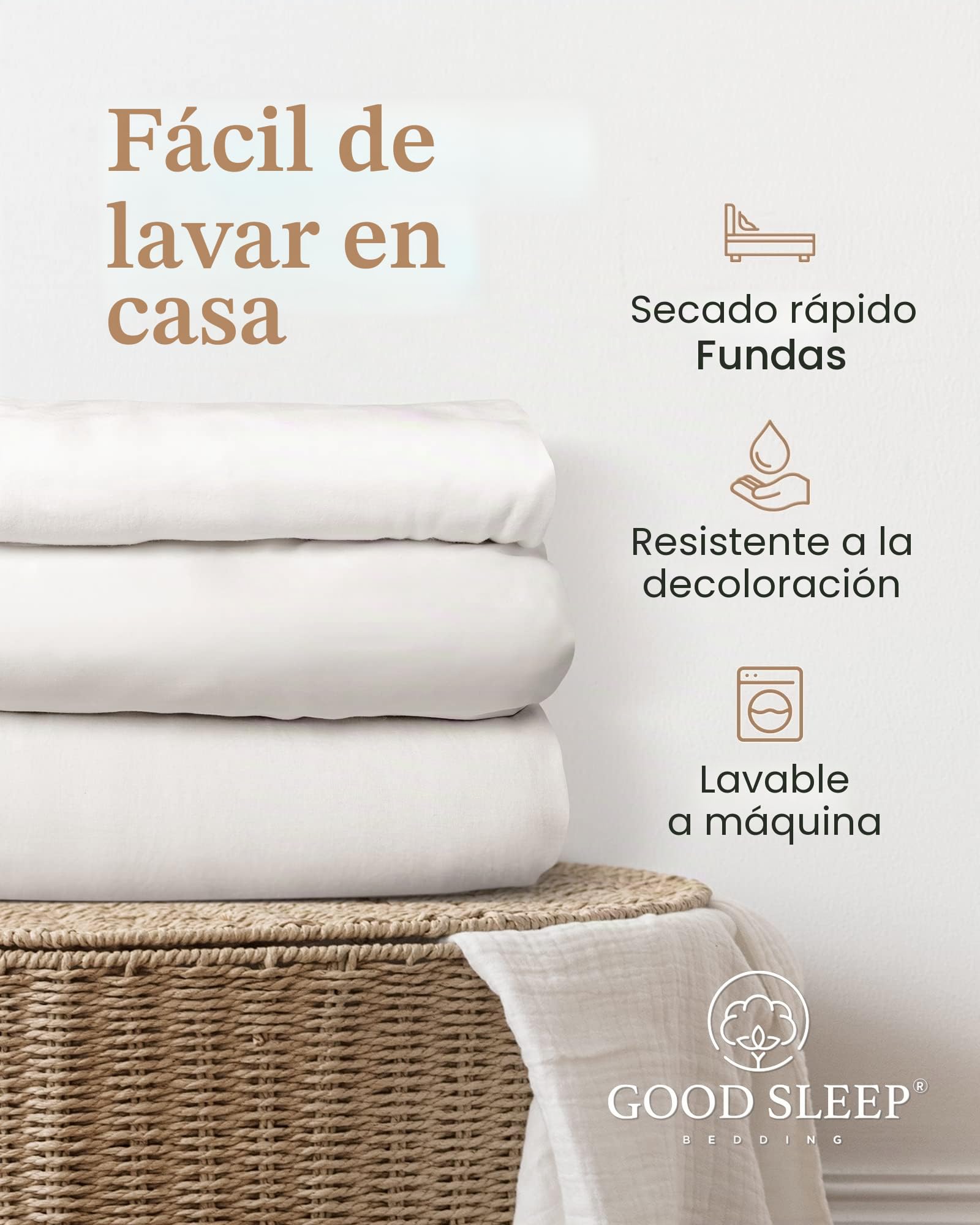 Juego de funda de edredón tamaño King, juego de funda de edredón de 3 piezas de 1000 hilos, juego de ropa de cama blanco, 2 fundas de almohada), ropa de cama de lujo de algodón egipcio