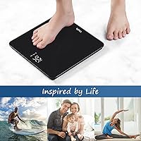 Vista 5 de Vitafit Báscula para peso corporal, alta precisión de 0.1 libras por nuestra fábrica profesional desde 2001, báscula digital de peso LED y piso, 3