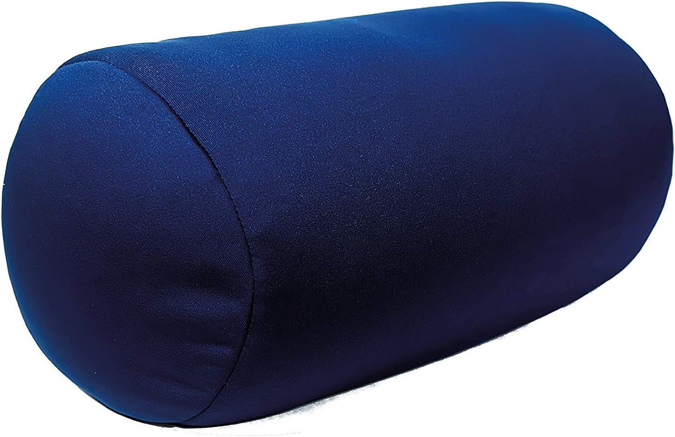 GLOW Micro Bead Travel Beanie Pillow – Soft and Squishy Relaxing Cushion with Stretchy Hypoallergenic Cover for Extra Support, Comfort and Home Stress Relief for your Head Neck Shoulders Lower Back