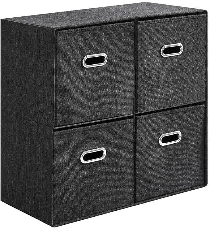 SverdloFG Bedroom Dressers Chest of Drawers 4 Foldable