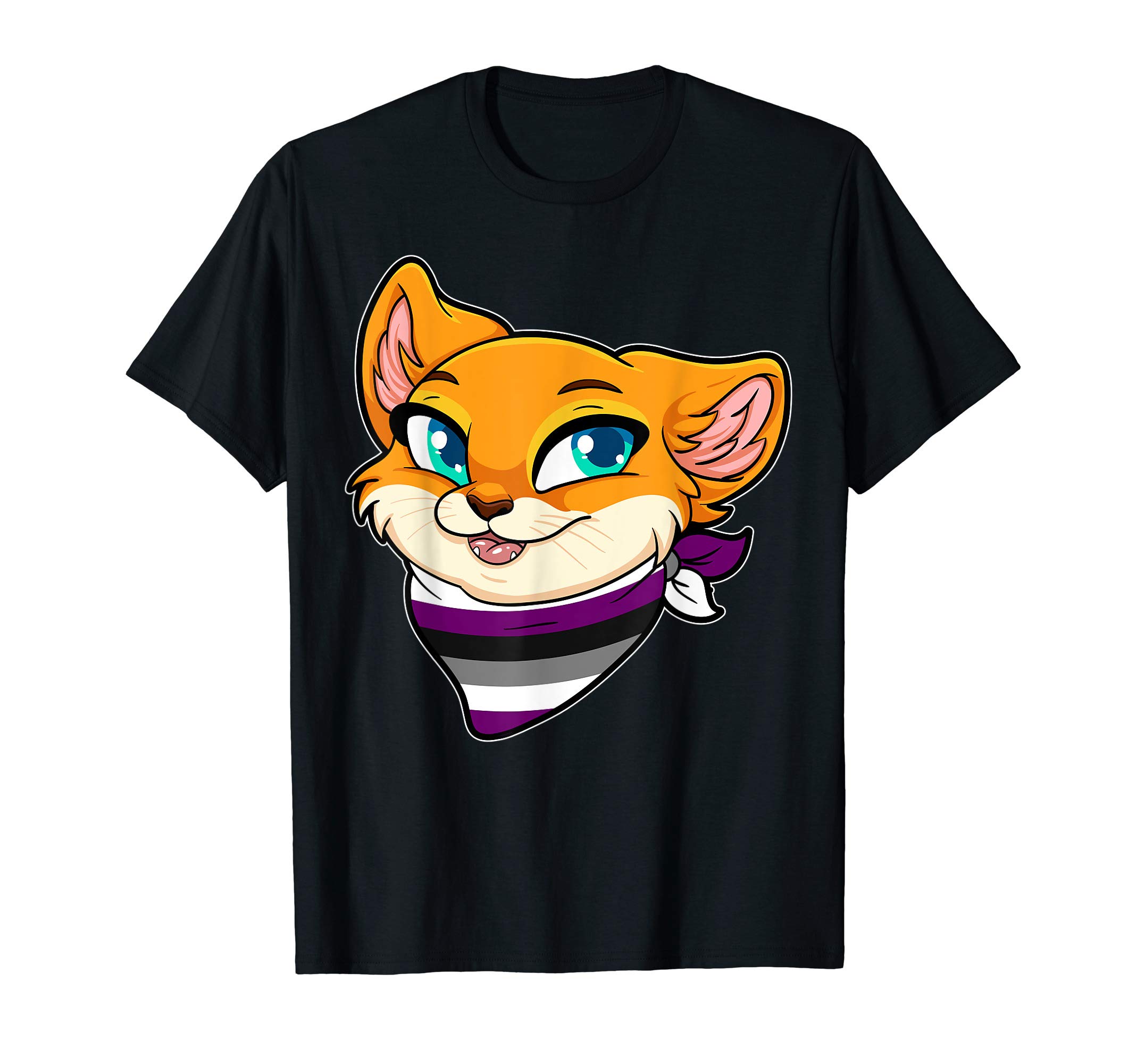 Asexual Fursona Furry Cat Gay Rights Pride Week T-Shirt