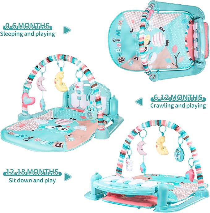 Gimnasio de Actividades para Bebés TEMI con Piano y Luces miniatura 6