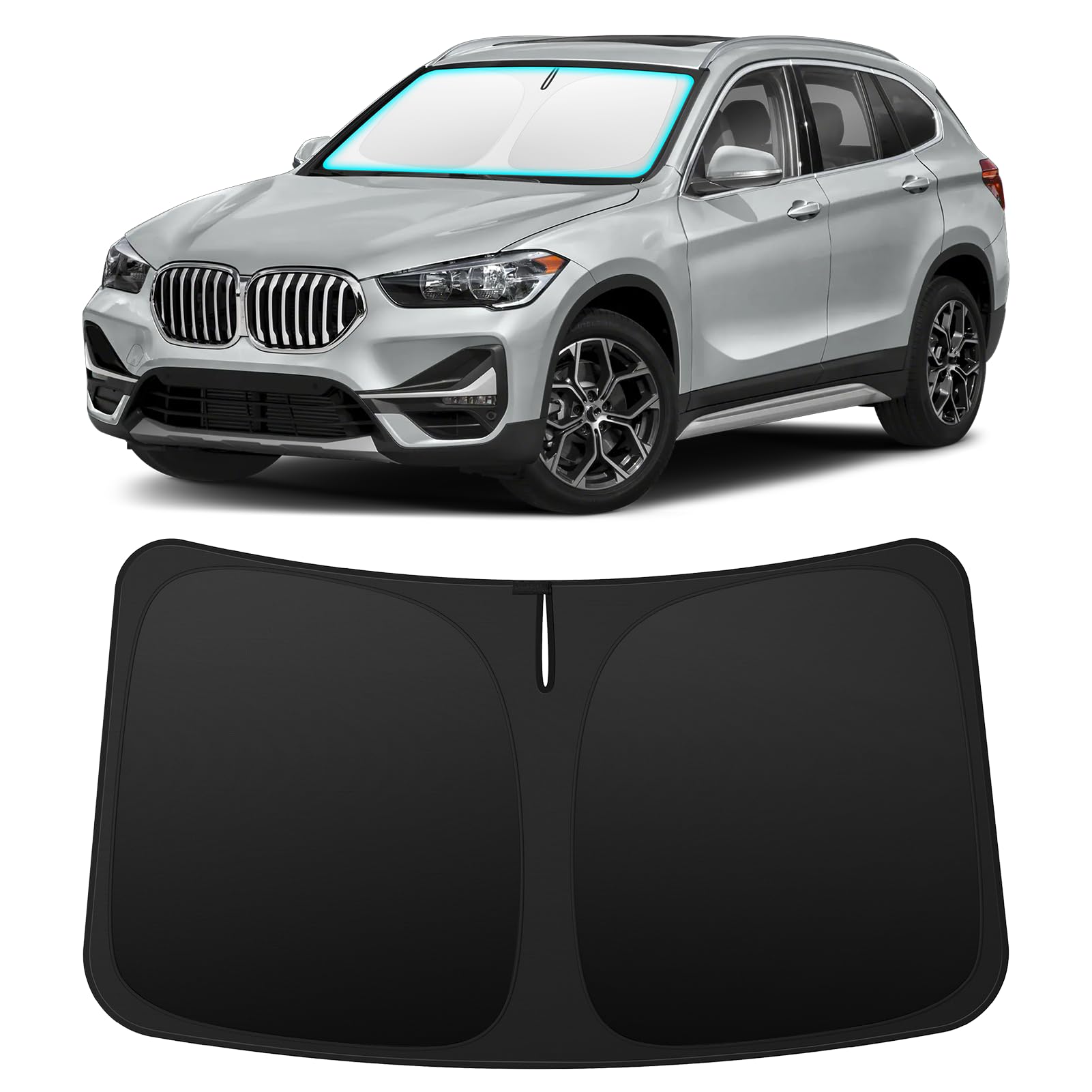 INSAUTO Custom Fit Windshield Sun Shade for BMW X1 2016-2022