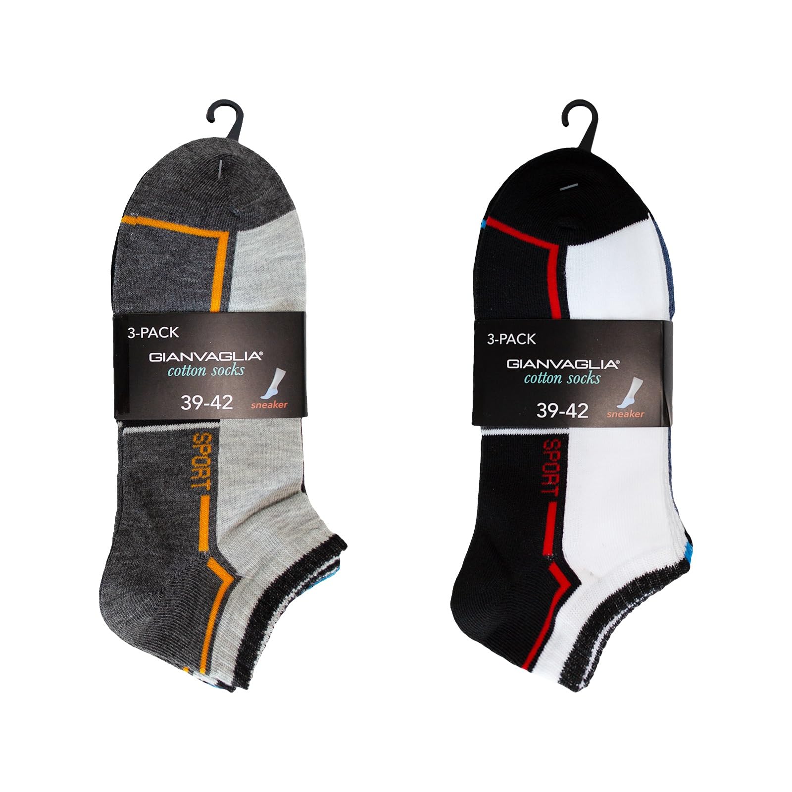 BestSale247 Lot de 12 paires de chaussettes basses respirantes en coton pour homme et femme