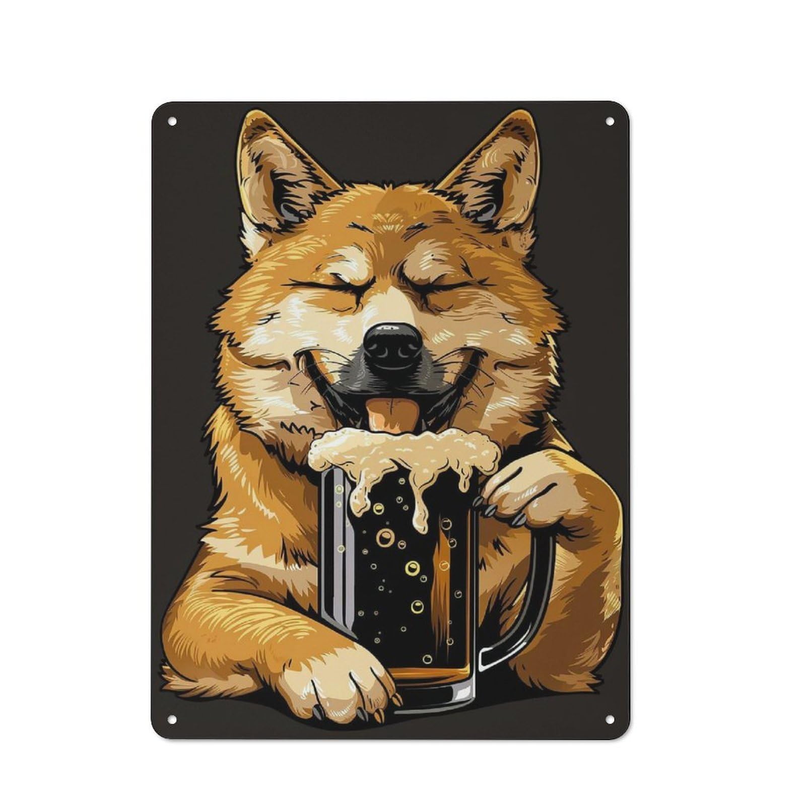 Junmoney Dingo Beer Rustic Tin Wall Plaque 40X30cm For Kitchen Or Home Bar, A Winter Wall Decor Update For Kitchen Decor Lovers
