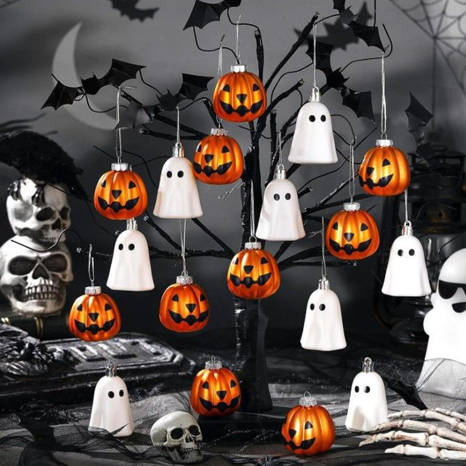 Addobbi Halloween Decorazioni Spettrali A Forma Di E Fantasma Appendibili