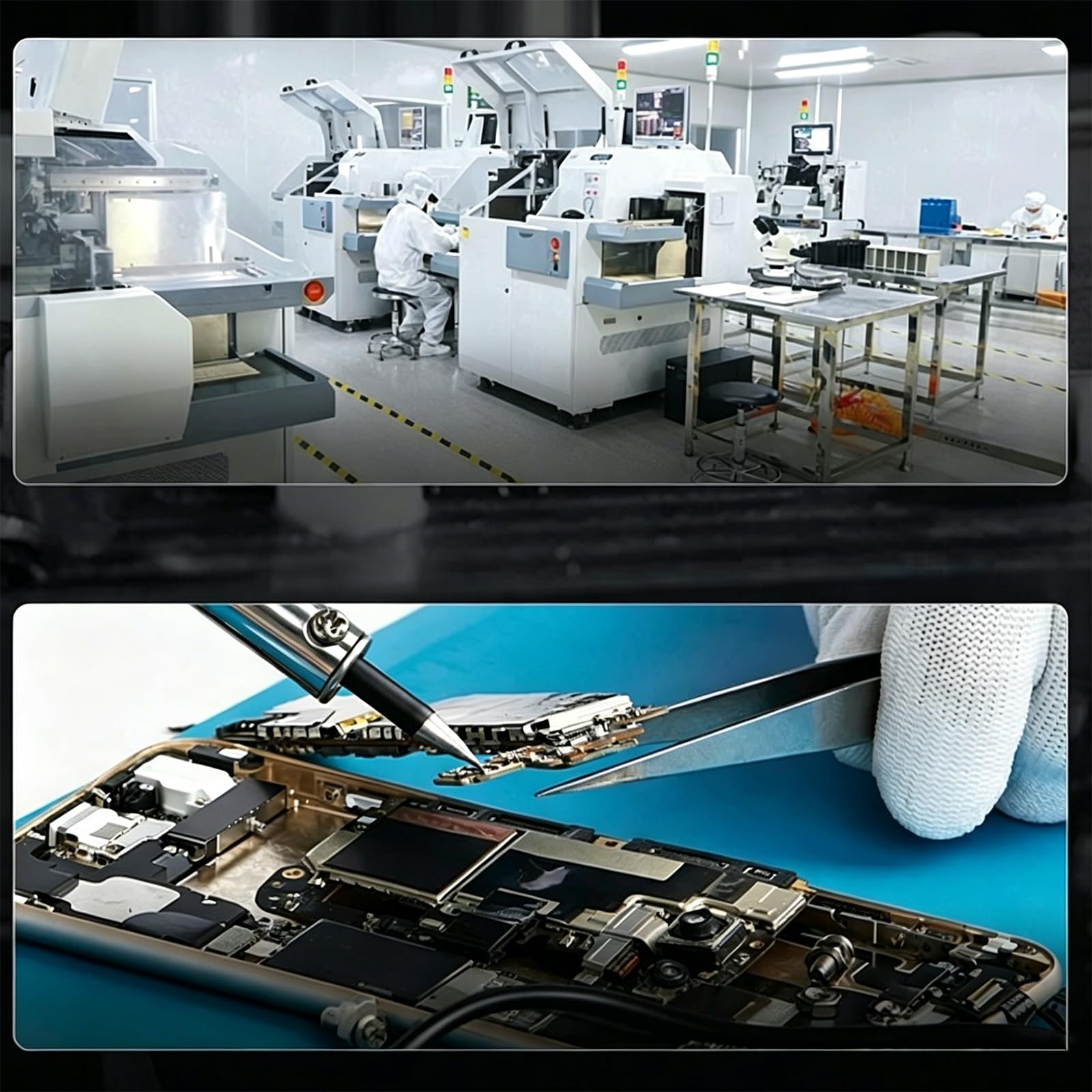 Lampada da Lavoro Magnetica, Lampada Industriale Flessibile a Collo D'oca da 24 V, Base Magnetica con Interruttore, Tubo Flessibile Orientabile a 360°(8W)