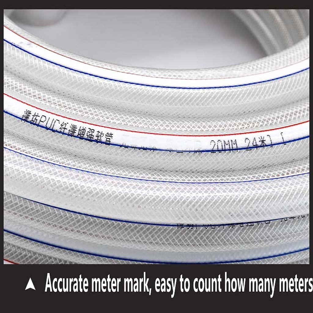 Tube en PVC Transparent de 5/8 ", 16 mm ID x 20 mm OD Tuyau d'eau Flexible Tuyau d'étang pour Aquarium Tuyau de mazout en Plastique, Tuyau d'air Durable Transparent