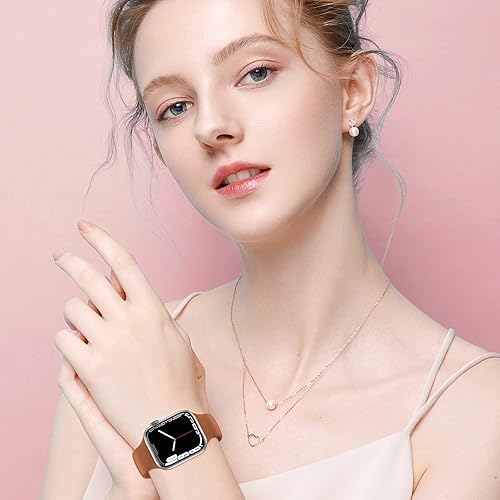 Miniatura 6 de Bandiction Compatible con Apple Watch Series 3 de 1.496 pulgadas, Series 5 de 1.496 pulgadas, 1.575 pulgadas, 1.614 pulgadas, 1.732 pulgadas, 1.772