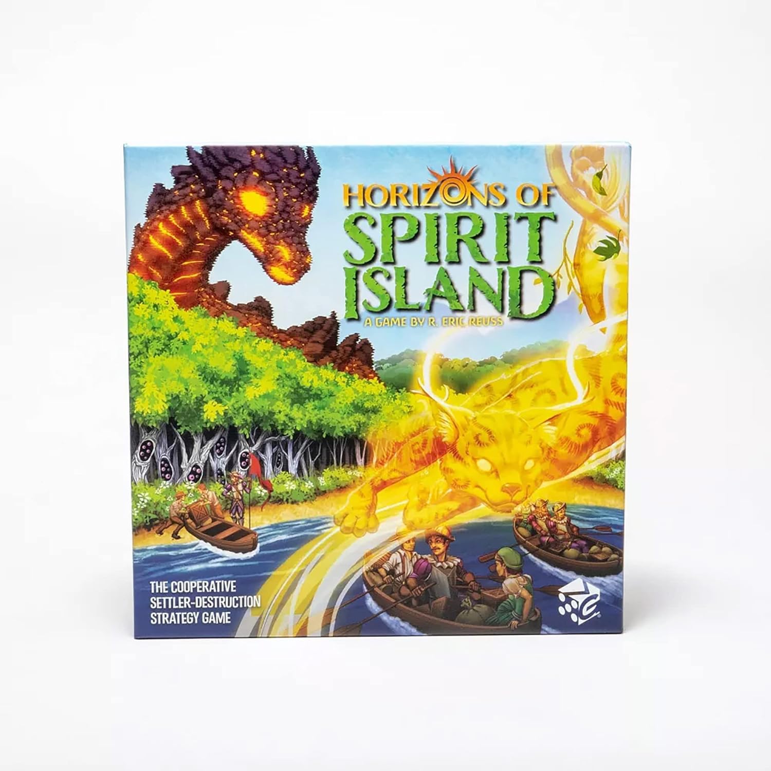Greater Than Games | Horizons of Spirit Island | Cooperative Strategy Board Game | 1 to 3 Players | 90+ Minutes | Ages 14+