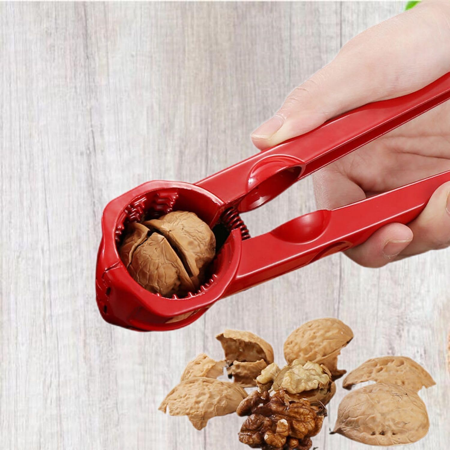 山核桃夹 Nut Crackers Nutcracker for Walnuts, Nut Cracker Kitchen Tool 子剥壳神器工具家用栗子多功能开核桃坚果的神器板栗开口钳 Household Cleaning，Kitchen Storage Essentials