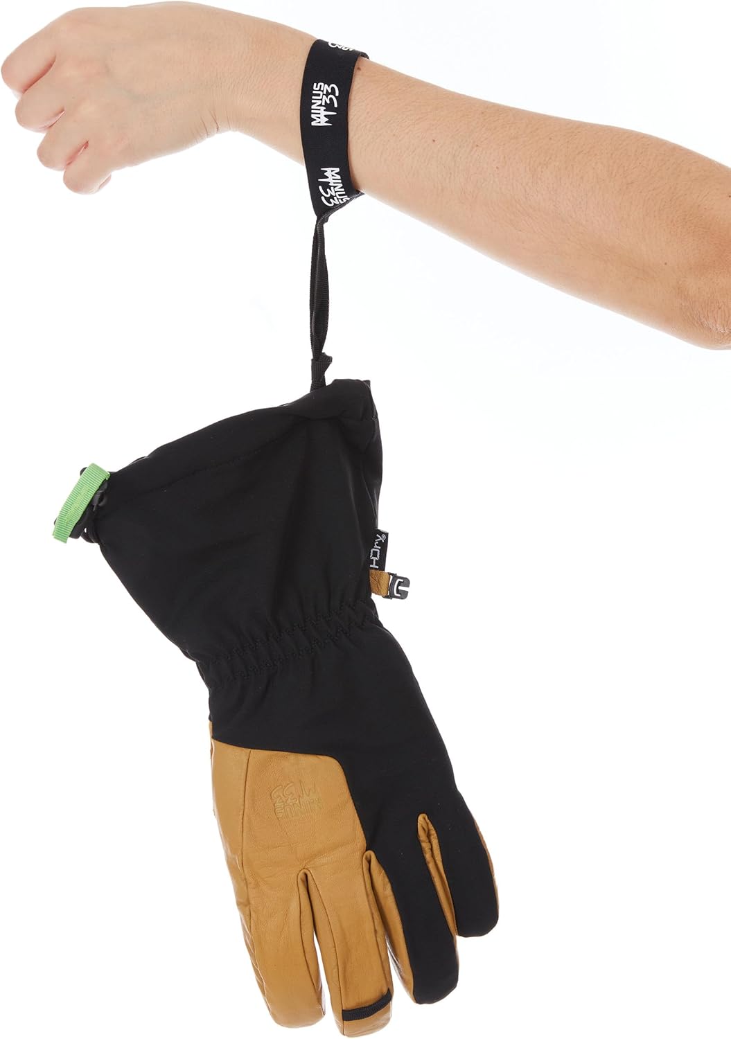 Leather Ski Glove - Warm Breathable Winter Gloves for Snow Sports - Wool Insulation - Classic Snowboarding Gloves