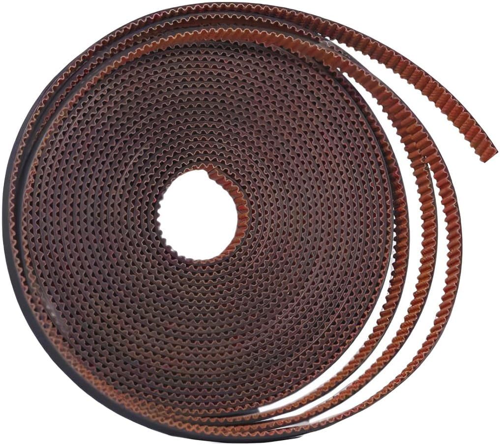 GT2 Timing Belt,GT2 Belt 6mm Width,3D Printer Open GT2 Timing Belt 6mm,Upgrade Nylon Tooth Surface Non-Slip Version for 3D Printers,CNC.(5 Meters)