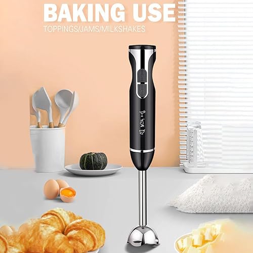 Miniatura 3 de Batidora de mano de inmersión  Batidora de cocina inalámbrica de 1000 W, dispositivo batidor de huevos de alta calidad, máquina de puré de alta