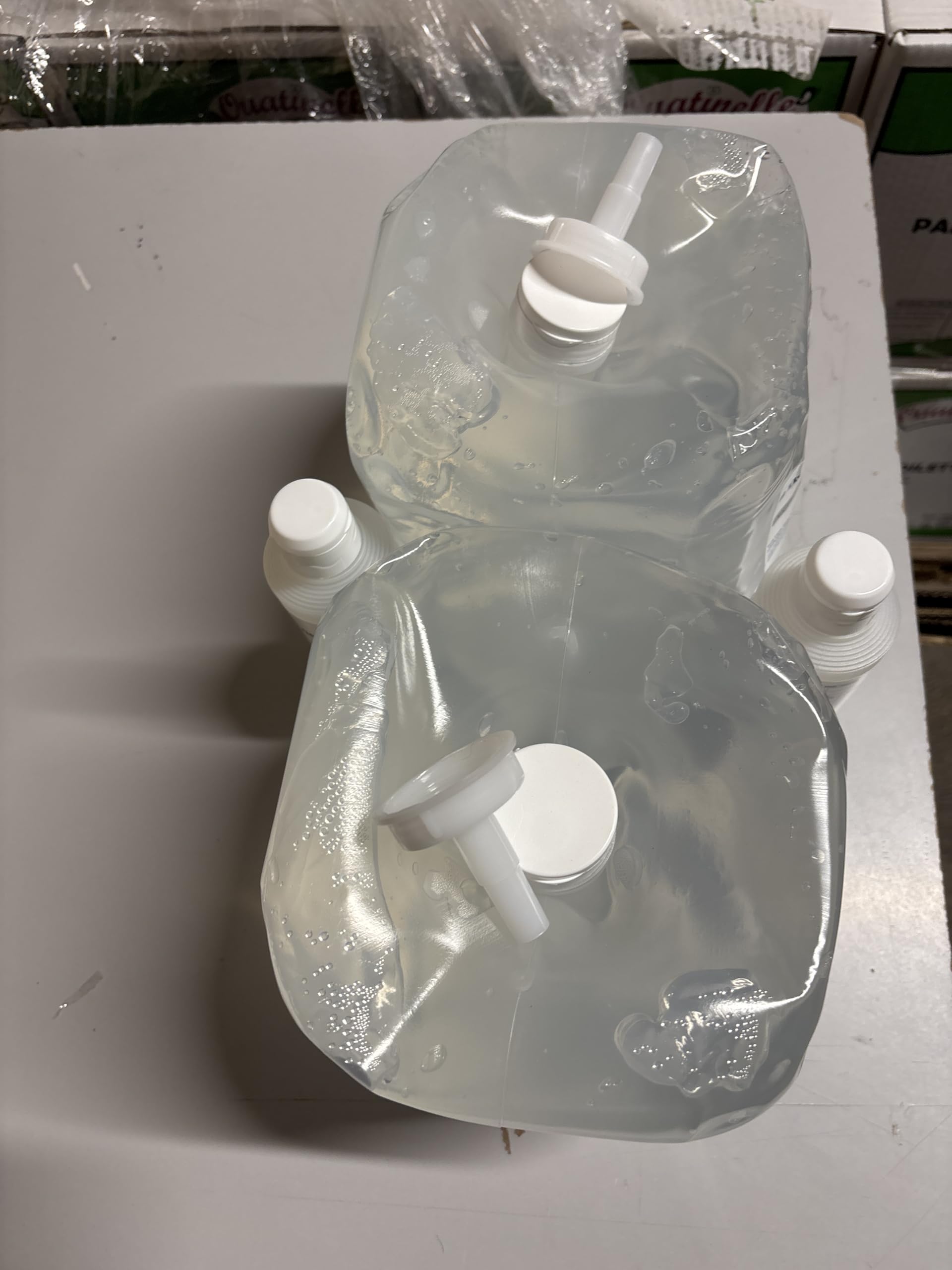 Lot de 2 - Gel échographie - Transparent - 5 Litres-Cubitainer + Flacon vide