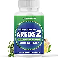 Vista 1 de Suplemento vitamínico y mineral para los ojos AREDS 2, contiene luteína, vitamina C, zeaxantina, zinc y vitamina E, con cobre añadido - 60