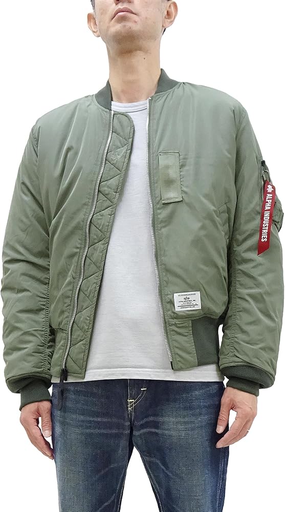 Amazon | (アルファ) ALPHA ジャケット TA0720 ALPHA MA-1 ライト