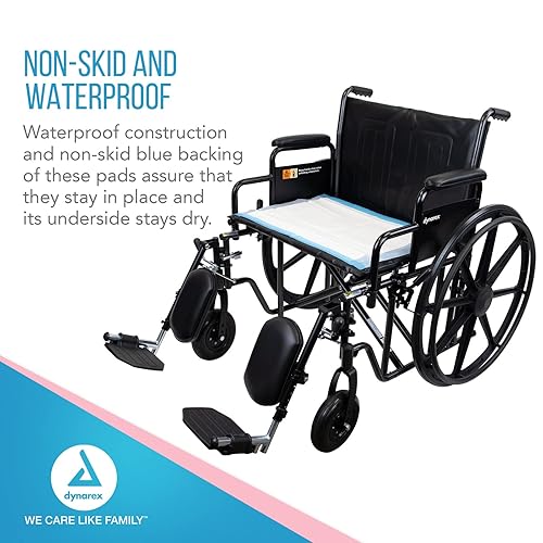 Miniatura 4 de Dynarex Almohadillas desechables para incontinencia de grado médico para proteger muebles, 30 x 30 pulgadas (3.70 oz), con polímero, 1 caja de 100