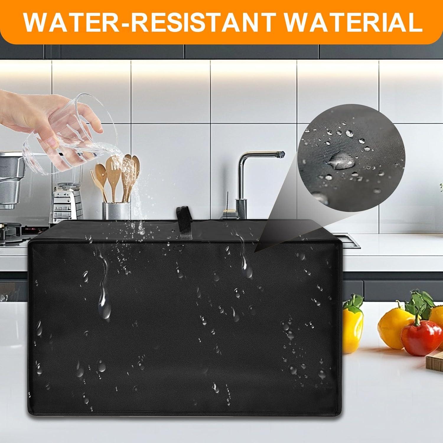 Toaster Oven Air Fryer Cover, Heat-Resistant Waterproof Dust-proof Kitchen Appliance Covers Compatible For Emeril Lagasse Everyday 360 S-AFO-001 Air Fryer