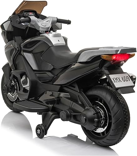 Miniatura 2 de Motocicleta negra de 12 V.