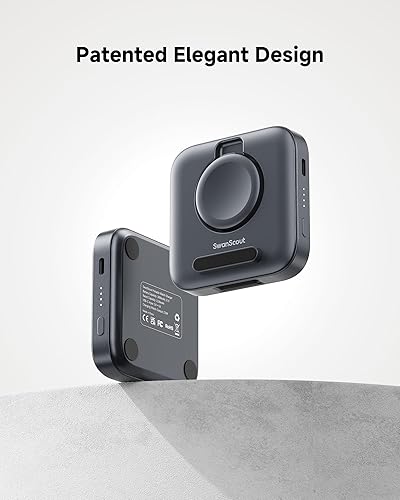Miniatura 5 de Cargador portátil para cargar Samsung Watch, SwanScout 303S, cargador inalámbrico de 1800 mAh para Galaxy Watch 8 Classic87Ultra66 Classic55 Pro44