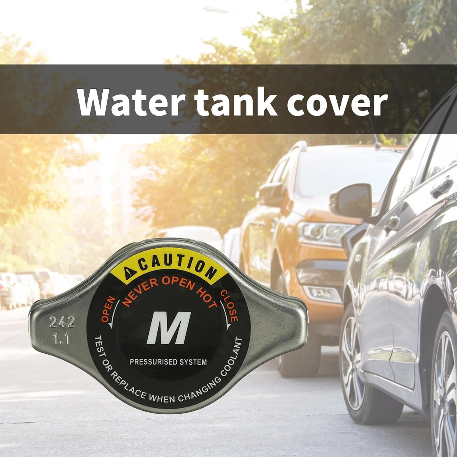 Heavy Gauge Metal Radiator Caps Lid Offer Superior Heat Resistance &