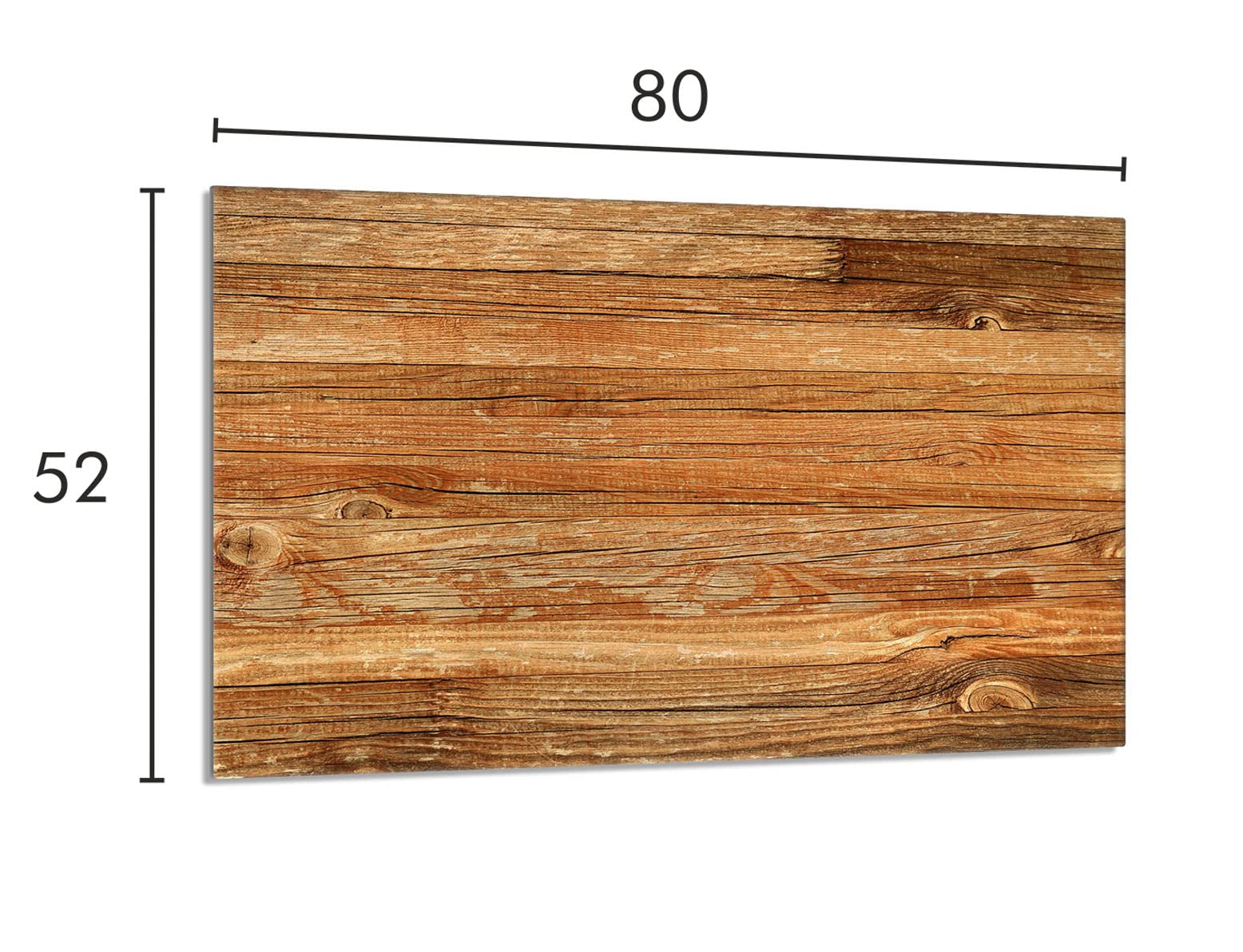 Fornuisafdekplaat, afdekking keramische plaat, afdekplaat, snijplank, 3- delig, 90 x 52 cm, houten planken, bruin, spatbescherming, glasplaat, keramische kookplaat, bescherming, kookbescherming