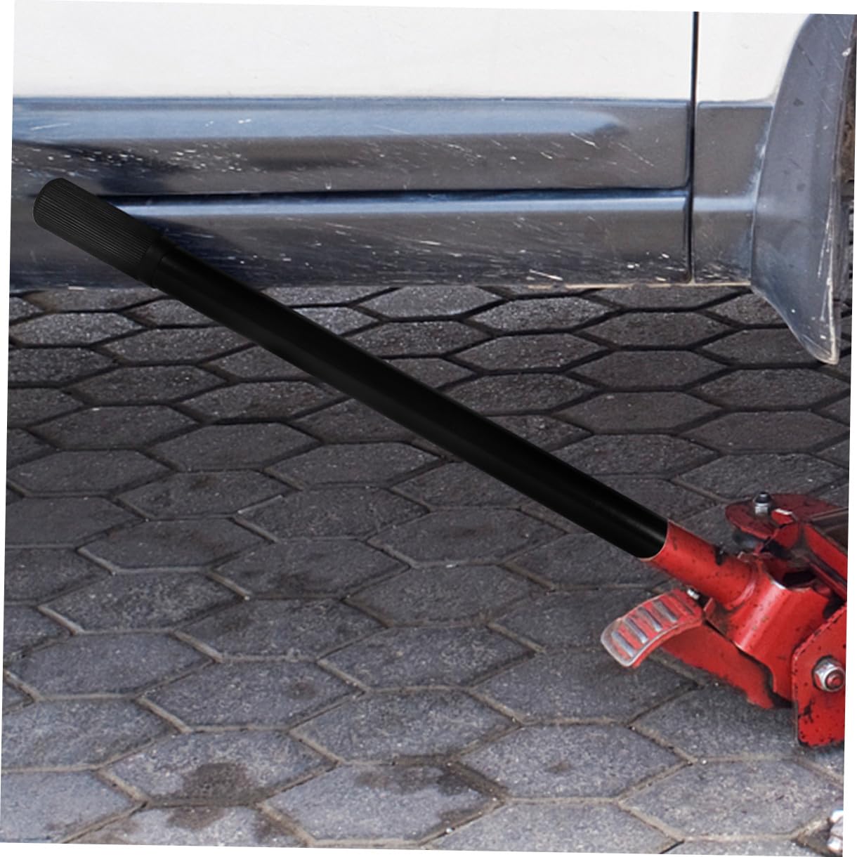 Cabilock Palanca para Gato Hidráulico Horizontal de 3 Toneladas Diseño Ergonómico y Material de Acero Inoxidable, Mango Resistente para Uso Mecánico y Bricolaje