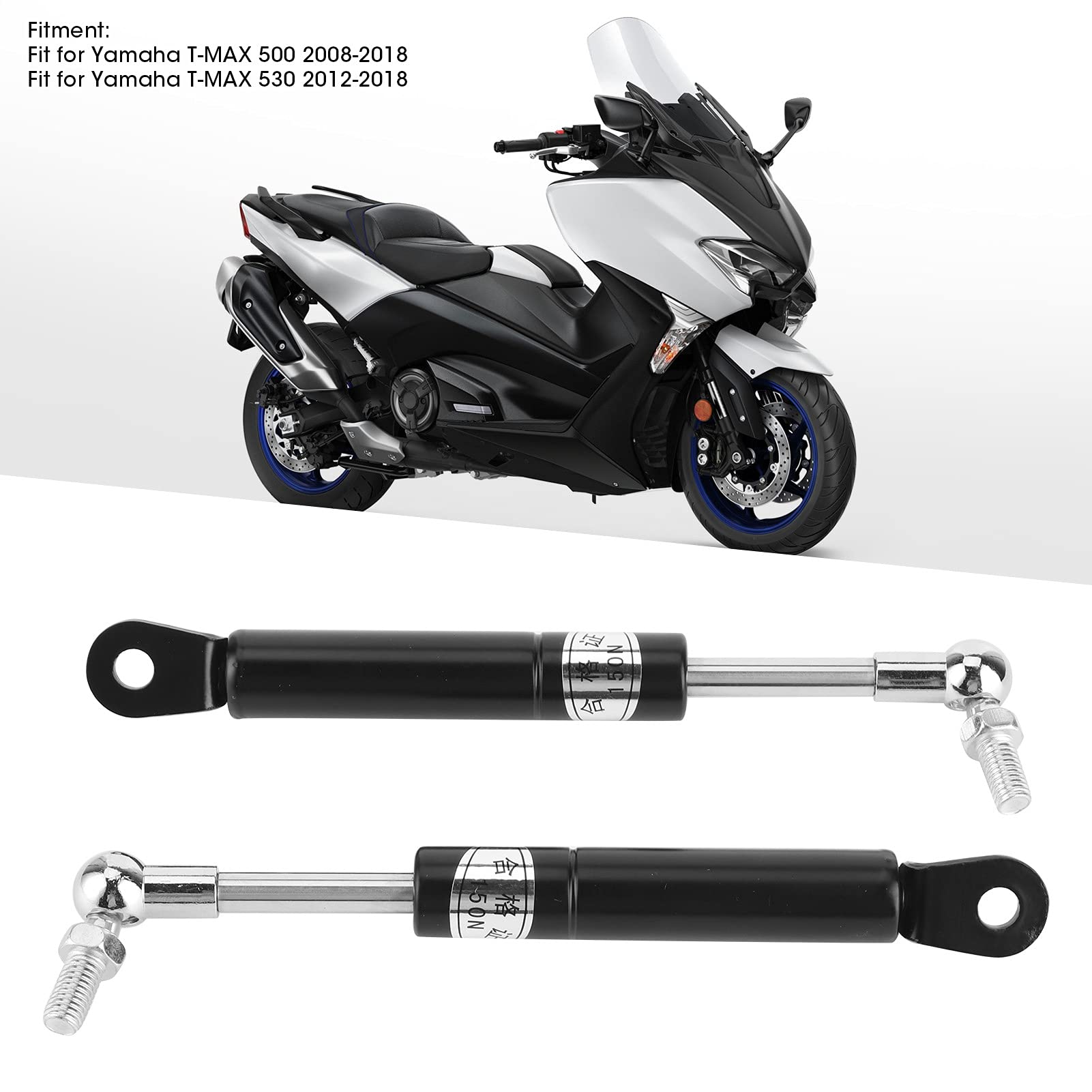 Coppia Ammortizzatori Sedile Moto per Yamaha T-MAX 500/T-MAX 530