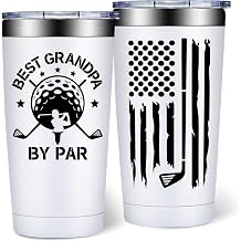 Golf Gifts for Grandpa - Christmas Gift for Grandpas - Fathers Day, Birthday Gifts for Grandpas - Best Grandpa by Par 20oz Tumbler