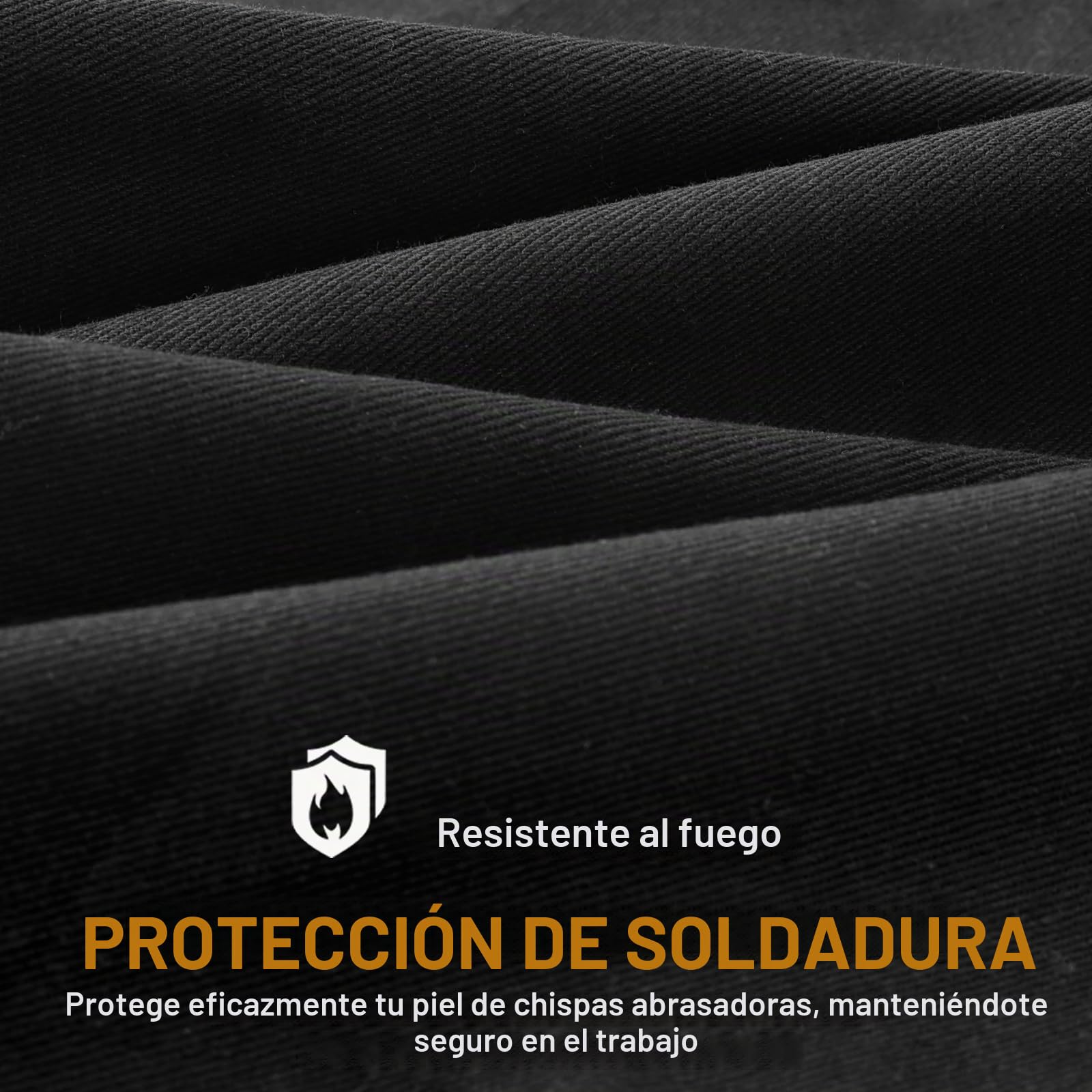Juego de funda extendida y babero para casco de soldadura, diseño envolvente dividido con sello de ajuste a presión para protección completa del cuello y la cabeza, accesorios para capucha de soldador